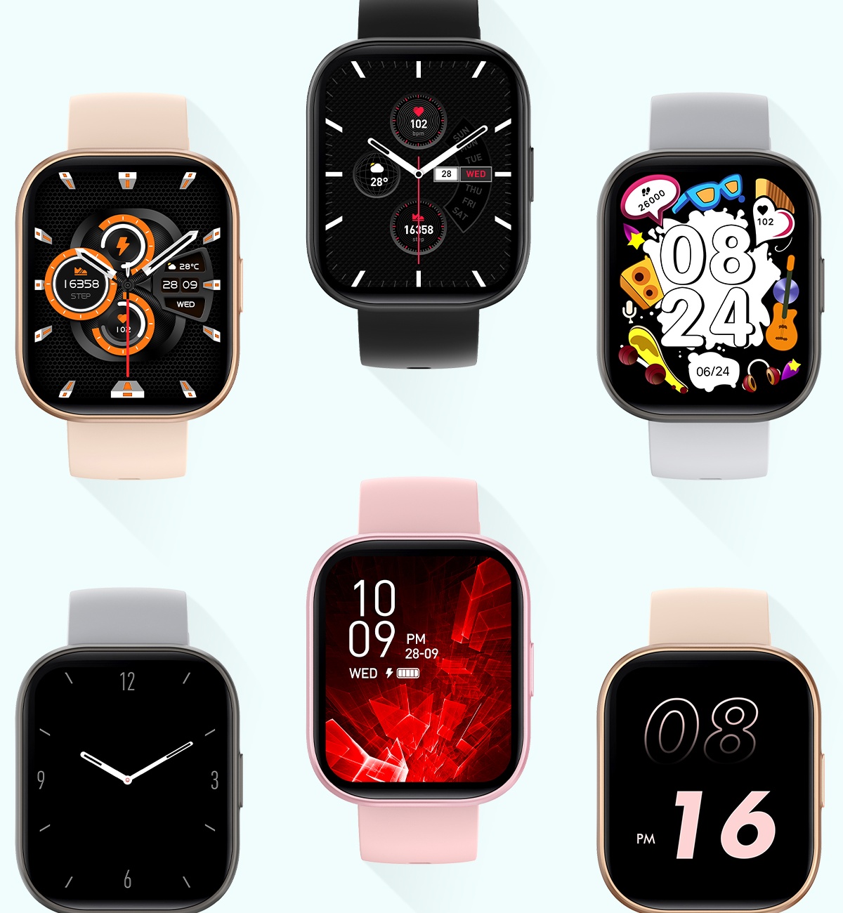 P68 smartwatch amoled touch smart watch (4)