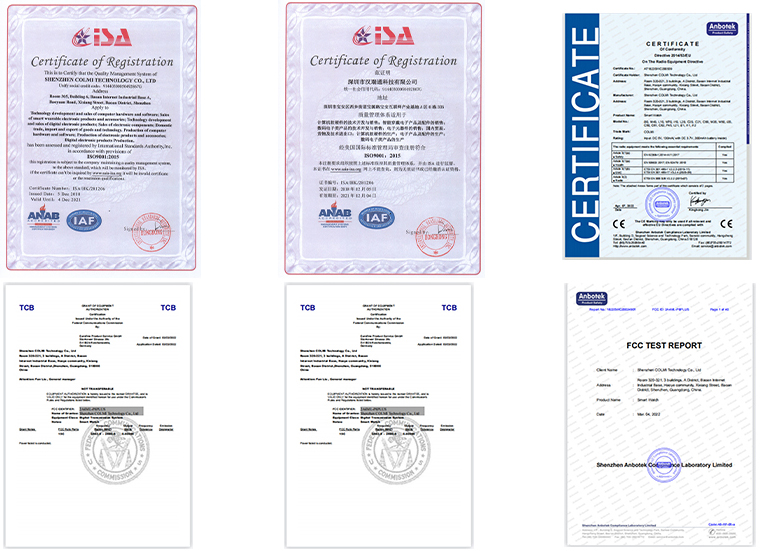 Patents and Certificates